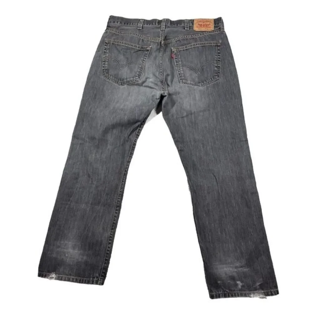 Vintage Levis 501 Jeans Mens 38x30 Black Button Fly Fade Denim Cowboy‎ Y2K XX